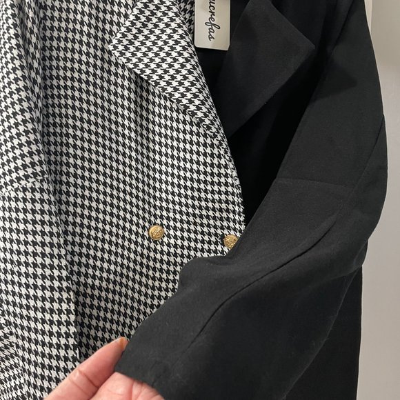 Black & White Houndstooth Blazer - Picture 8 of 8